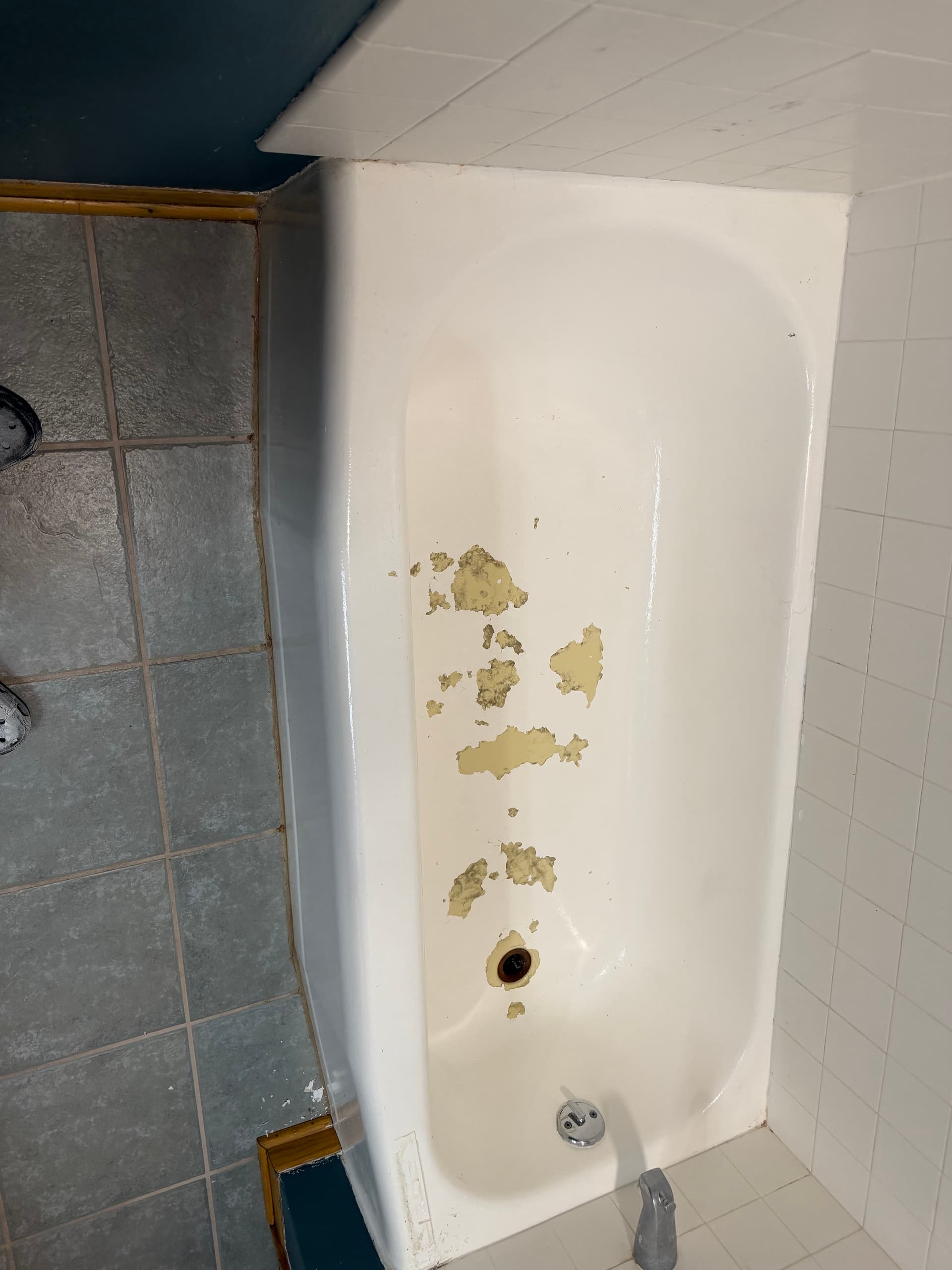 Peeling Tub Finish Repaired and Refinished for Elderly Couple image